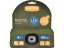 EXTOL LIGHT 43192 čepice s čelovkou 4x45lm, USB nabíjení, tmavě zelená, univerzální velikost