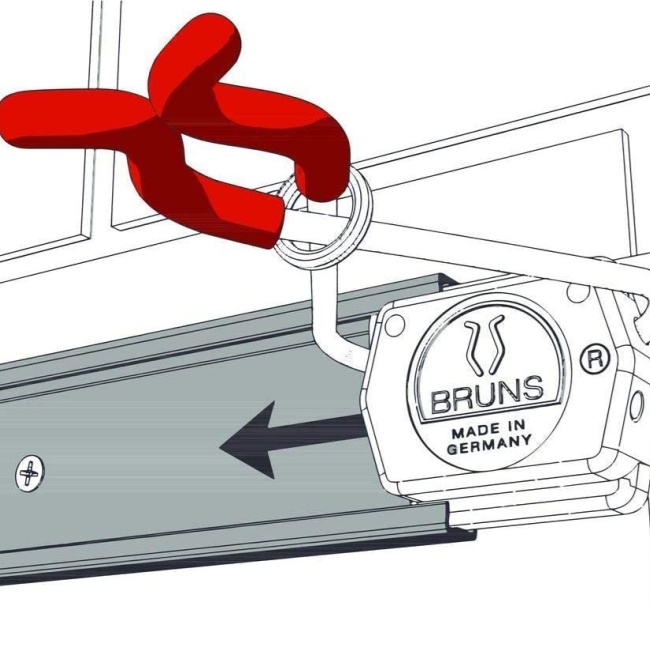 Bruns sada držáků na nářadí 75 cm