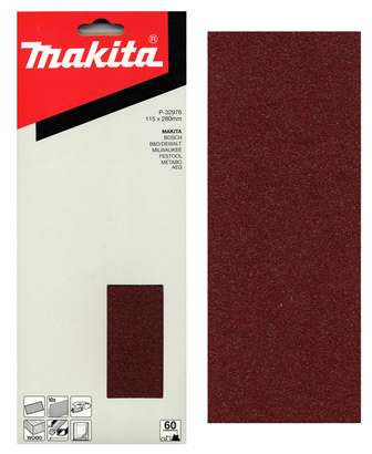 Makita P-36273 brus.p.115x280mm neděr.K80 10ks 9046 Makita P-36273 brus.p.115x280mm neděr.K80 10ks 9046