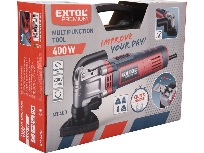EXTOL PREMIUM multifunkční bruska rychloupínací 400W