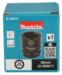 Makita E-24577 klíč nástrčný 1", čtyřhran, 38x66 mm
