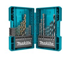 Makita B-44884 sada vrtáků do kovu/dřeva/zdiva 3-8mm (po 1), 21ks