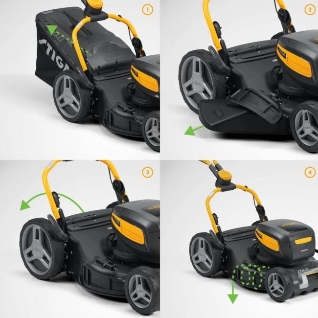 Stiga Combi 753E V aku sekačka s pojezdem 48V 2x5Ah
