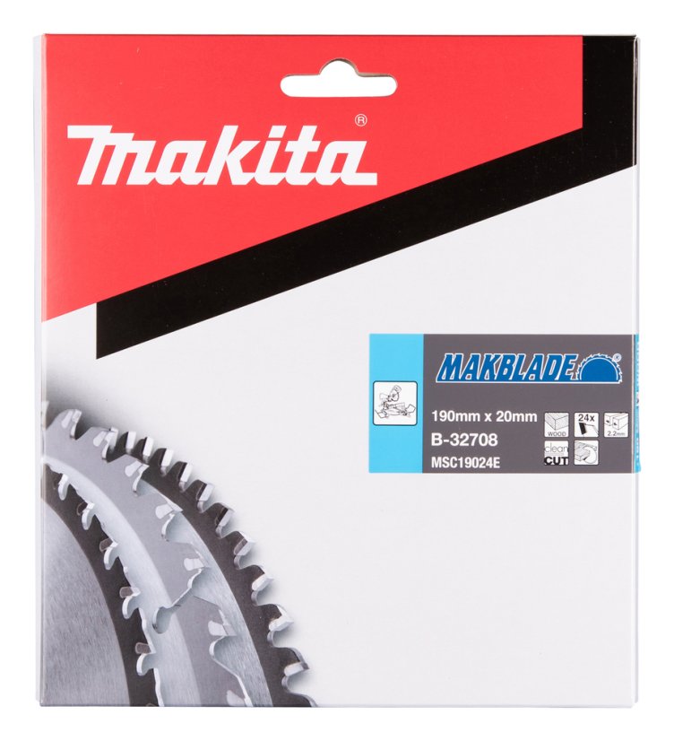 Makita B-32708 kotouč pilový dřevo MAKBLADE 190x2.2x20mm 24Z