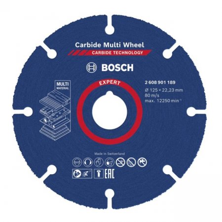 Bosch 2608901189 řezný kotouč EXPERT Carbid Multi Whell 125x22,23mm