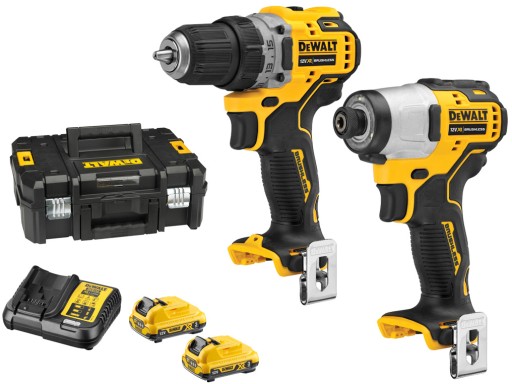 DeWalt DCK2110L2T aku combo sada DCD701-DCF801 2 x 3,0 A