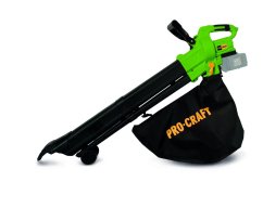 Procraft VB22bb aku fukar/vysavač listí 2x20 V bez aku