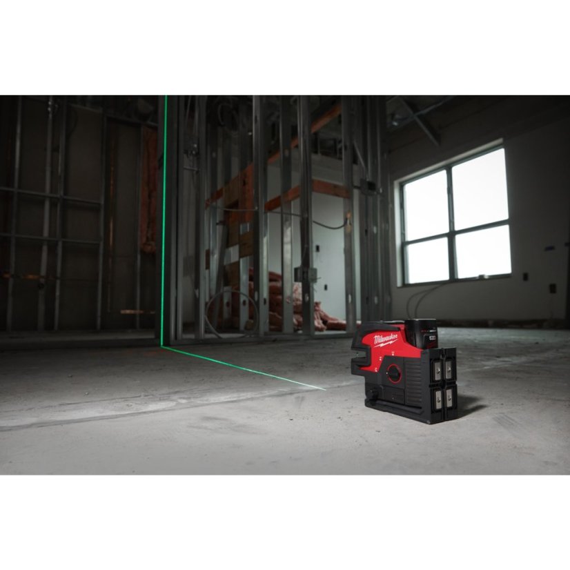 Milwaukee M12 CLL4P-0C křížový liniový laser se 4 body bez aku 4933479202