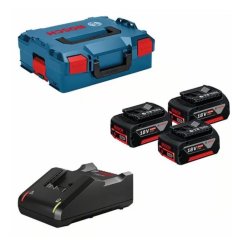 Bosch startovací sada 3x GBA 5Ah + GAL 18V-40 18V L-Boxx 0615990L3T
