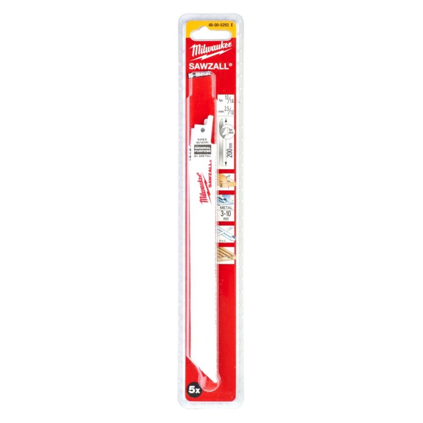 Milwaukee 200x10/14T plátek do ocasky 5 ks 48475193