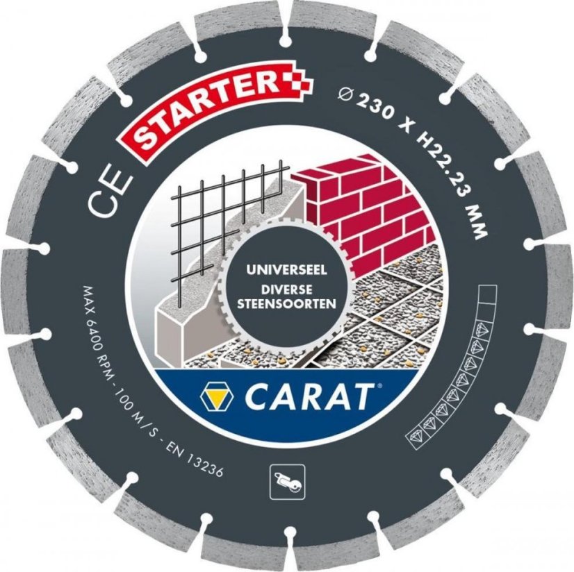 Carat Hikoki CES2303000 DIAMOND univerzální kotouč Ø 230X22,23 mm