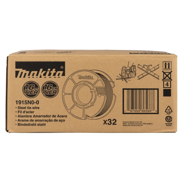 Makita 1915N0-0 drát vázací 1,6 mm 32ks TR001G