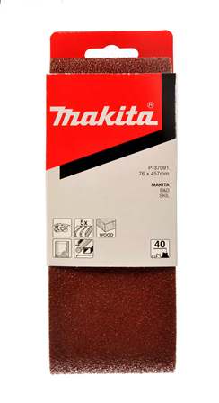 Makita P-37150 brus.pásy457x76 K240 5ks Makita P-37150 brus.pásy457x76 K240 5ks