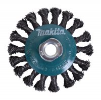 Makita D-39861 miskovitý kartáč z ocelového drátu,splétaný drát 0,5mm,100mm