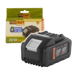 Procraft 20/40 aku baterie 20V 8Ah/40V 4Ah
