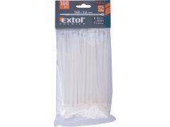 EXTOL PREMIUM 8856105 pásky stahovací na kabely bílé, 140x3,6mm, 100ks, nylon PA66