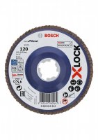 Bosch Best for Metal systému X-LOCK, rovná verze,  kotouč lamelový 125mm, , G 120, X571