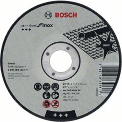 Bosch kotouč řezný 125x1,6 Standard na nerez