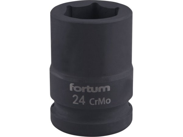 FORTUM 4703024 hlavice nástrčná rázová 3/4", 24mm, L 52mm