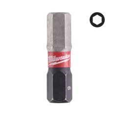 Milwaukee Šroubovací bity Hex 6 25mm 3 ks SHOCKWAVE™ IMPACT DUTY 4932500382