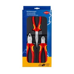 Knipex 002012 sada 3 dílná elektrikářských kleští, VDE 1000 V