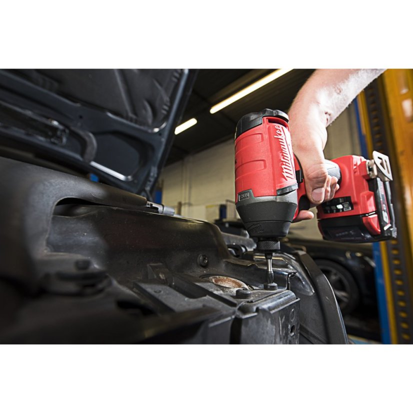 Milwaukee M18 FQID-502X aku hydraulický rázový utahovák 1/4" Hex 2x5Ah 4933451790