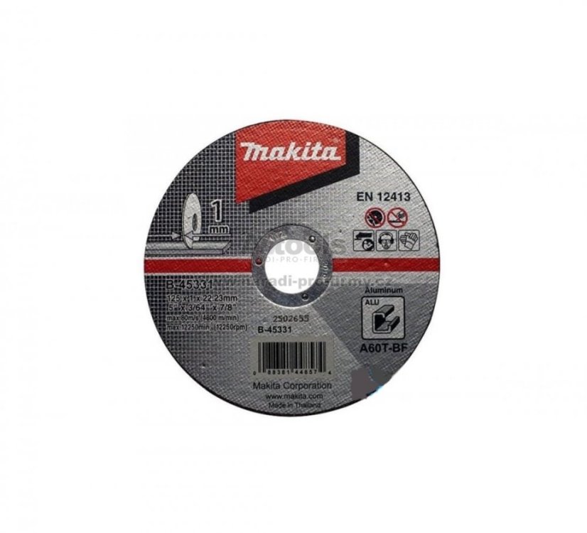 Makita B-45347 řezný kotouč 150x1,6x22 hliník Makita B-45347 řezný kotouč 150x1,6x22 hliník