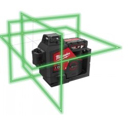 Milwaukee M12 3PL-401C aku laser zelený 360° 4933478102