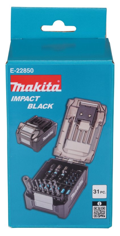 Makita E-22850 sada bitů 1/4" IMPACT BLACK 31 ks