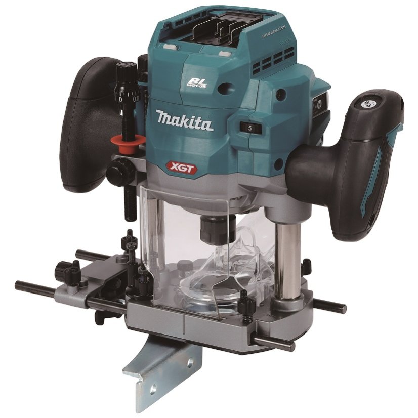 Makita RP001GZ aku vrchní frézka s regulací  Li-ion XGT 40V, bez aku