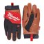 Milwaukee pracovní kožené rukavice hybridní vel. 9 L 4932471913