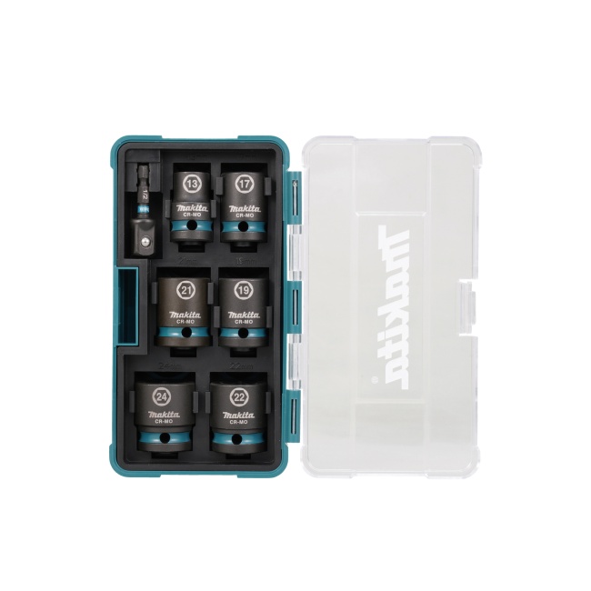 Makita E-16592 sada nástrčných klíčů 1/2" čtyřhran IMPACT BLACK 7ks=oldB-69733