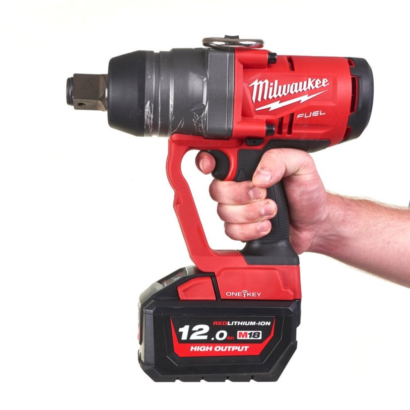 Milwaukee M18 ONEFHIWF1-0X ONE-KEY aku rázový utahovák 1″ s pojistným kroužkem bez aku 4933459732