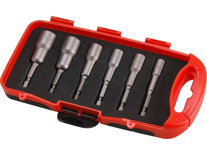 EXTOL PREMIUM 8819630 klíče nástrčné do vrtačky, sada 6ks