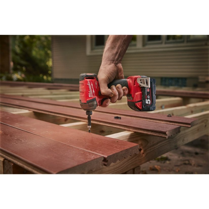 Milwaukee M18 FQID-502X aku hydraulický rázový utahovák 1/4" Hex 2x5Ah 4933451790
