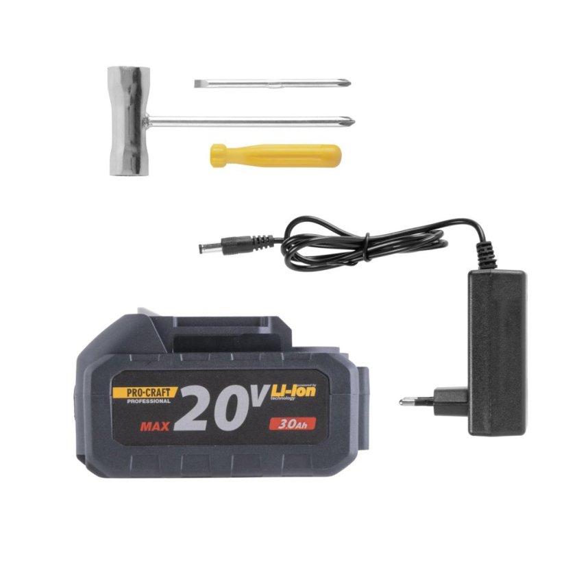 Procraft PTA24 BL aku vyžínač 380mm 20 V 1x3Ah