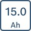 15 ampérhodin.