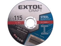 EXTOL CRAFT 106901 kotouče řezné na kov, 5ks, O 115x1,0x22,2mm