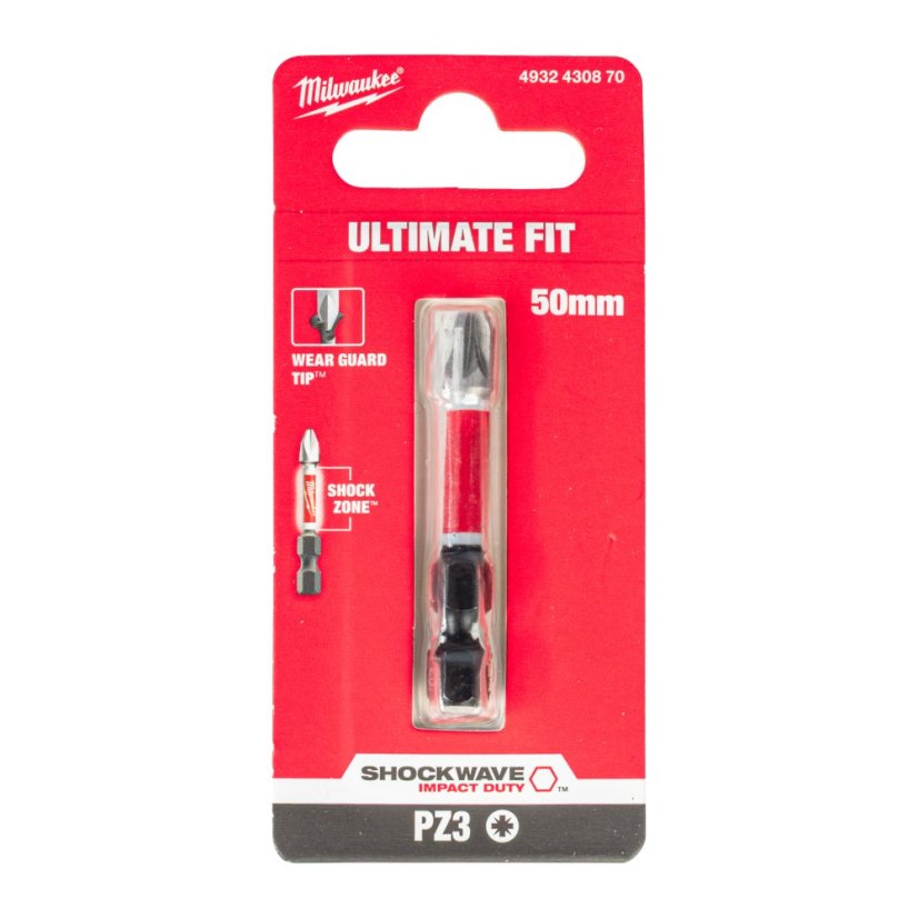 Milwaukee PZ3 x 50 mm šroubovací bit Shockwave Impact Duty 4932430870