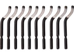 EXTOL PREMIUM 8803682 náhradní čepele 10ks k odhrotovači 8803680, dřík 3,2mm +10ks náhradních čepelí, HSS M35 (5% Co)