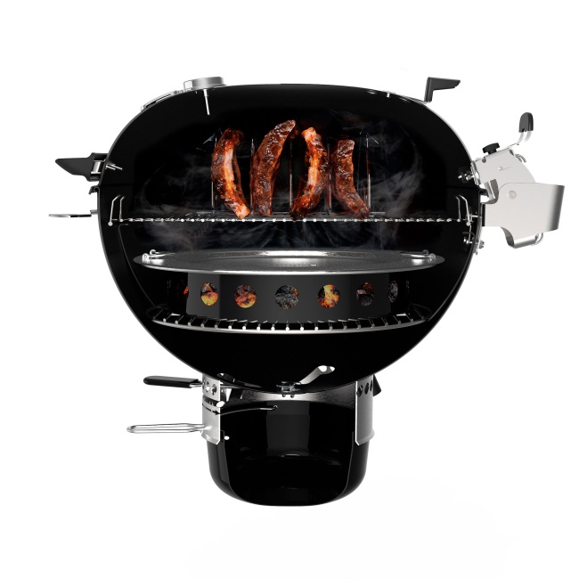 Weber GBS E-5770 Master Touch Premium gril na dřevěné uhlí 57 cm černý 17301004