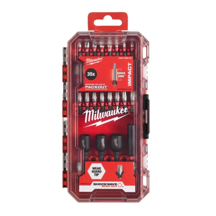 Milwaukee SHOCKWAVE™ Impact Duty™ bit set (35 pc) 4932492003