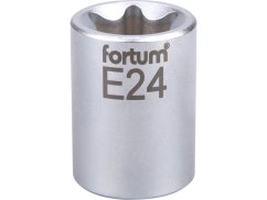 FORTUM 4700705 hlavice nástrčná vnitřní TORX 1/2", E 24, L 38mm