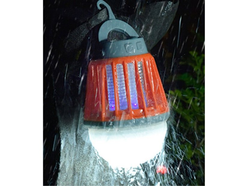EXTOL LIGHT 43131 lucerna turistická s lapačem komárů, 180lm, USB nabíjení, 3x 1W LED