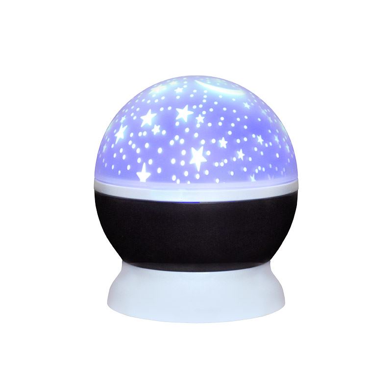 Solight 1V220 LED projekční koule, multicolor, 9 režimů, otáčení, USB, 4x AAA