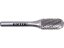 EXTOL INDUSTRIAL 8703725 fréza karbidová, válcová s kulovým čelem, pr.12x25mm/stopka 6mm,sek střední (double-cut)