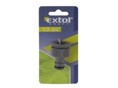 EXTOL CRAFT 70105 konektor na kohoutek, 1/2"-3/4"