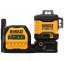 DeWalt DCE089NG18-XJ 12V nebo 18V 3 x 360° zelený laser, dosah bez/s detektorem 35/50 m, bez akumulátoru a nabíječky