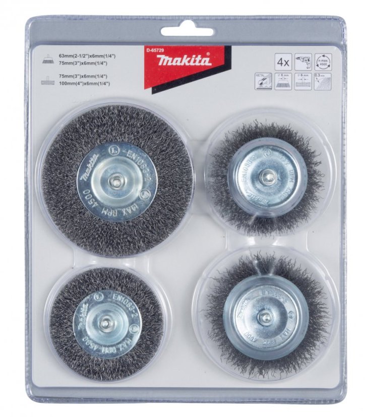 Makita D-65729 sada kartáčů do vrtačky 4ks Makita D-65729 sada kartáčů do vrtačky 4ks