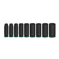 Bosch 9 dílná sada nástrčných prodloužených hlavic Pro Impact 1/2" 2608003040